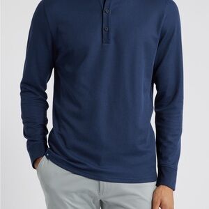 Mizzen+Main Classic Blue Long Sleeve Tee